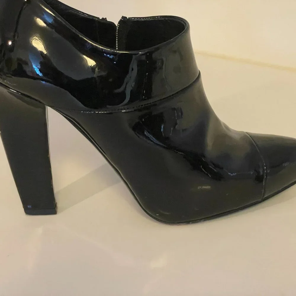 Prada black patent leather booties size 39 (8 - 8 1/2 US) - Picture 2 of 7